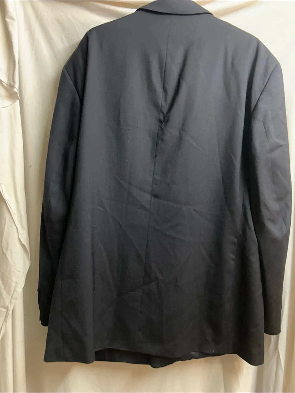 Classic Men's Black Blazer - Tailored Two-Button Jacket pmk005
